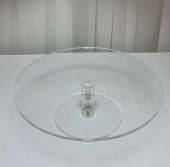 Platou Candy Bar Acril cu Picior - Diametru 40cm