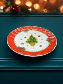 Platou Ceramica Craciun Rotund 12/set 27cm