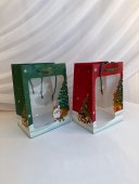Pugi Cadou Craciun Cu Geam 12/set 25x18x13cm