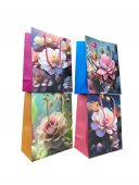 Pungi Cadou 3D Flori 12/set