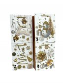 Pungi Cadou Craciun Cu Multiple Figurine 12/Set 26x32x12 cm