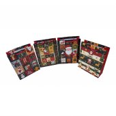 Pungi Cadou Craciun Subtiri IMprimeu Minifelicitari 12/set 18x26x7cm