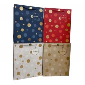 Pungi Cadou Cu Buline Aurii 12/set 26x10x32cm