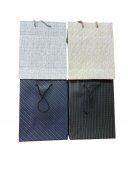 Pungi Cadou cu Dungi Subtiri 12/set 26x32Hx10