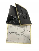 Pungi Cadou Faiantat Chenar Auriu Late 12/set 28X25X20CM