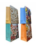 Pungi Cadou Flori In Relief 12/set 44x31x12