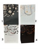Pungi Cadou Flori Metalizate 12/set 18x23Hx8