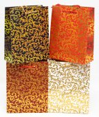 Pungi Cadou Frunze Aurii 12/set 31x42Hx12cm