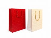 Pungi Cadou imprimeu cu inimi 12/set 31x42x12cm