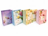Pungi Cadou Lalele Best Wishs 12/set 18x10x23cm