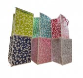 Pungi Cadou Late Flori Marunte12/set 17.5xH25.5x17cm