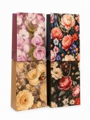 Pungi cadou Late si Mari Imprimeu Flori 12/set 31X37X26cm