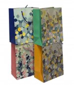 Pungi Cadou Vertical Cercuri Pictate 30x41.5x12cm 12/set