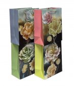 Pungi Cadou Vertical Flori Mari 26x32x10 12/set