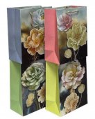 Pungi Cadou Vertical Flori Mari 30x41.5x12cm 12/set