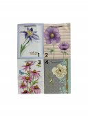 Pungi Pentru Cadou Cu Fire Flori 12/Set 18x23x10
