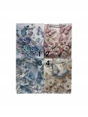 Pungi Pentru Cadou Cu Flori Si Fluturi 12/Set 32x26x10