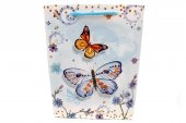 Pungi Pentru Cadou Cu Fluturi Bleu,Maro 31X40X12 Cm