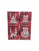 Pungi Pentru Cadou Cu Merry Christmas 12/Set 30x41.5x12 cm