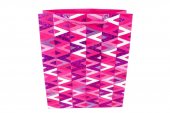 Pungi Pentru Cadou Cu Romburi Ciclam 26x32x10 Cm
