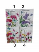 Pungi Pentru Cadou Flori Camp 12/Set 26x32x10 cm