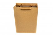 Pungi Pentru Cadou Kraft Pe Verticala 12/Set 14X15X7 cm