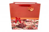 Pungi Pentru Cadou Pe Lat Flori 55x40x20 cm