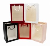 Pungi Vertical Cu Geam 35x25x18 10/Set Mare