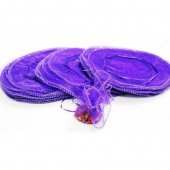 Saculeti Din Organza Rotunzi Mov 100/Set
