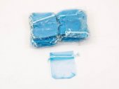 Saculeti Organza Dreptunghiulari 7cm/9cm 100/set Bleu