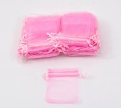 Saculeti Organza Dreptunghiulari 9cm/12cm 100/set Grena