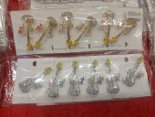 Set 12 brose mari Martisor model 61