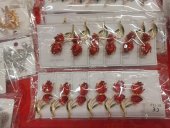 Set 12 brose mari Martisor model 94