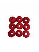 Sfoara Colorata 9/set Set Rosu