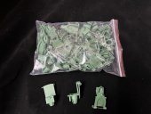 Suport Plastic Pentru Cocarde 4cm/3,3cm 48/Set