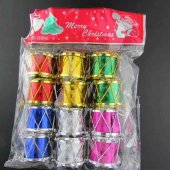 Tobe mici decorative de Craciun 2.5 cm 12/set