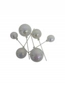 Topper Bile Alb Perlat 6/Set