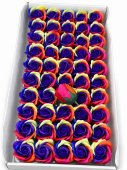 Trandafiri de Sapun 5 cm Premium Parfumati Rainbow Deep Purple