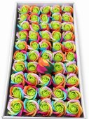 Trandafiri de Sapun 5 cm Premium Parfumati Rainbow Light Green