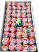 Trandafiri de Sapun 5 cm Premium Parfumati Rainbow Pink 1