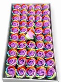 Trandafiri de Sapun 5 cm Premium Parfumati Rainbow Purple