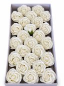 Trandafiri de Sapun 8 cm Pure White
