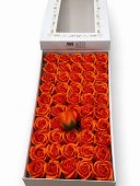 Trandafiri de Sapun Premium Superparfumati Deep/Dark Orange