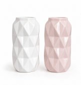 Vaza Ceramica Romburi Cilindrica